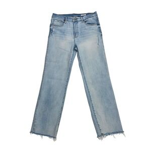 Kensie Denim Straight Leg Jeans in Light Blue